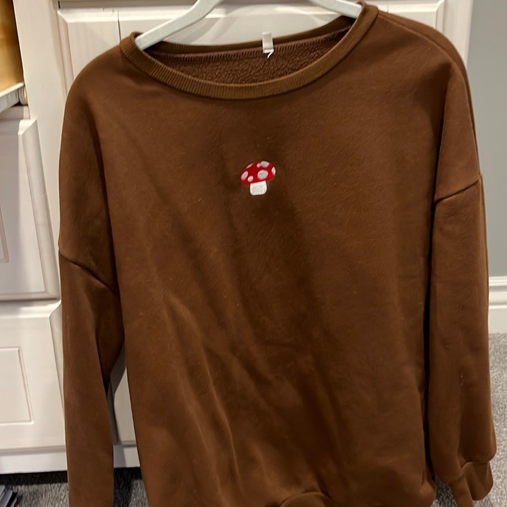 Brown Mushroom Crewneck